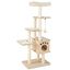 COSTWAY Rascador para Gatos, Árbol para Gatos Altura 170 cm, Condominio de Madera, Postes Rascadores de Sisal, Plataformas de Felpa, Centro de Actividades para Gatos, , large indicador imagen numero 1