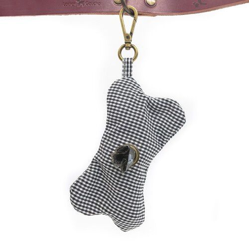 Ladran Gaucho Estuche portabolsas Milo Hueso estampado Vichy, , large Imagen numero 2