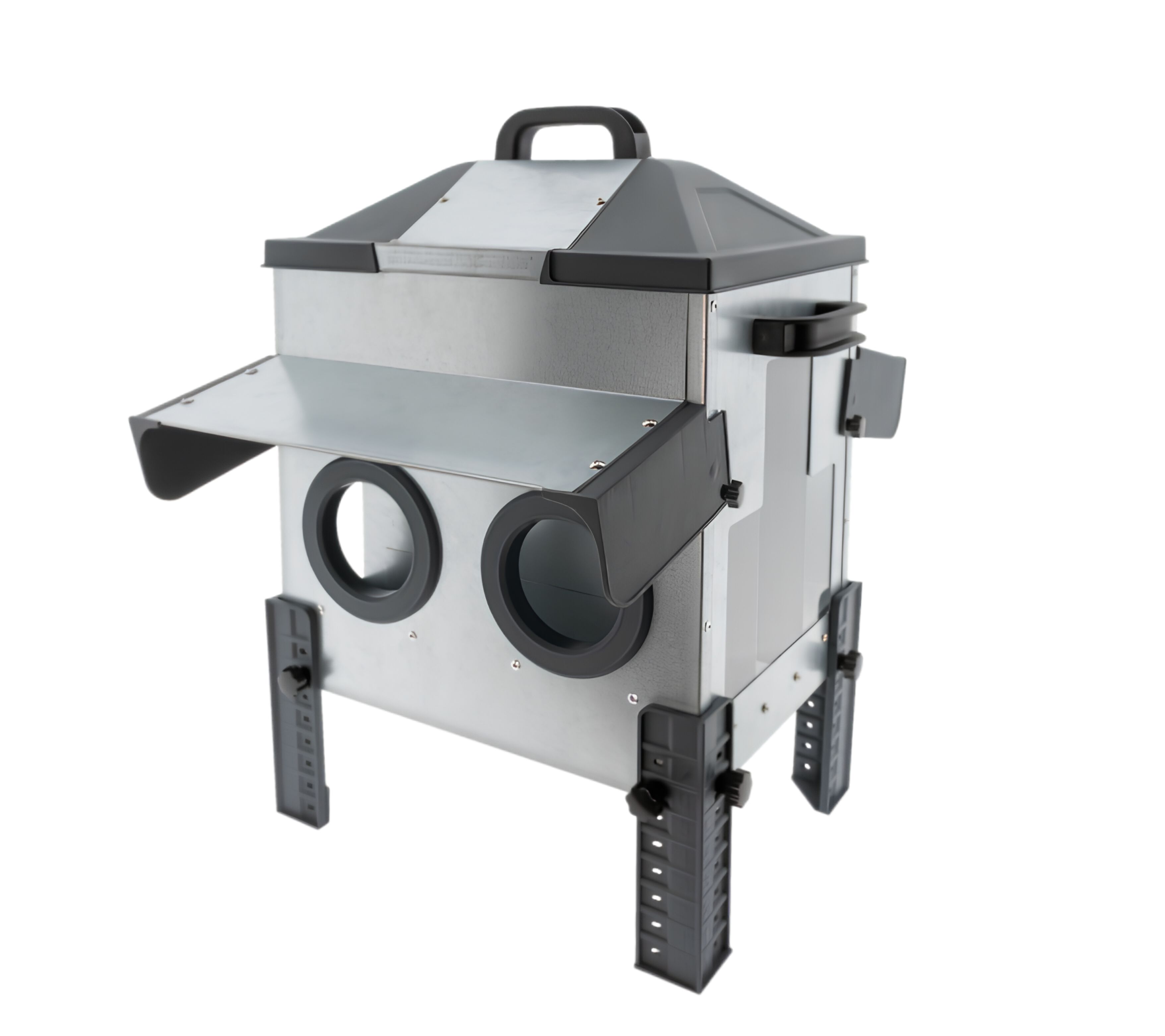 Comedero para Gallinas Robust&reg; | Tolva Antidesperdicio de Acero Galvanizado para Exterior | Altura Regulable | para Gallinas, Patos y Gansos | 16kg, , large Imagen numero 6