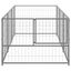 VidaXL Perrera de Acero Pequeña Rectangular para perros, , large indicador imagen numero 3