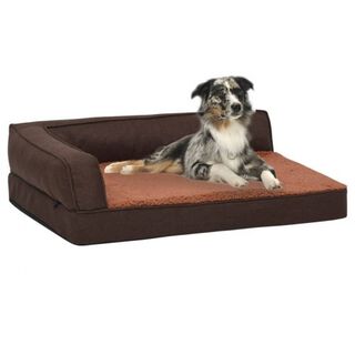 Vidaxl colchón - sofá marrón perro