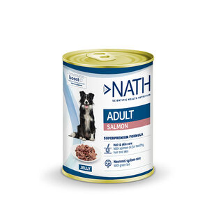 Nath Adult Salmón en Gelatina lata para perros