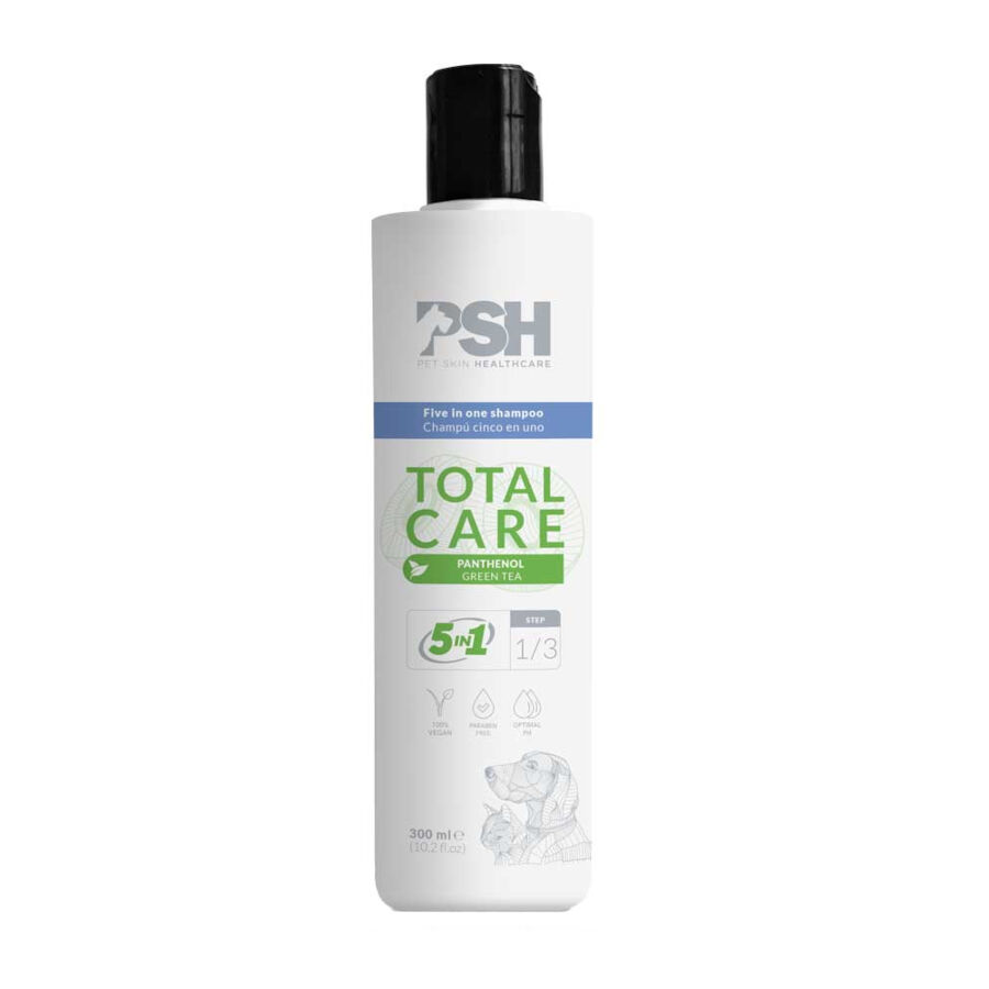 PSH Total Care Champú 5 en 1 para perros y gatos