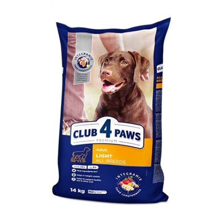Club 4 Paws "Light" pienso seco para perros control de peso Pollo, , large image number null
