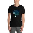 Mascochula camiseta hombre noche estrellada personalizada con tu mascota negra, , large image number null