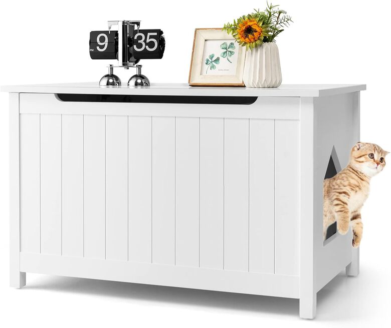 COSTWAY Casa con Apertura Superior para Gatos thumbnail