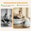 PawHut Arenero Autolimpiable Blanco para gatos, , large indicador imagen numero 5