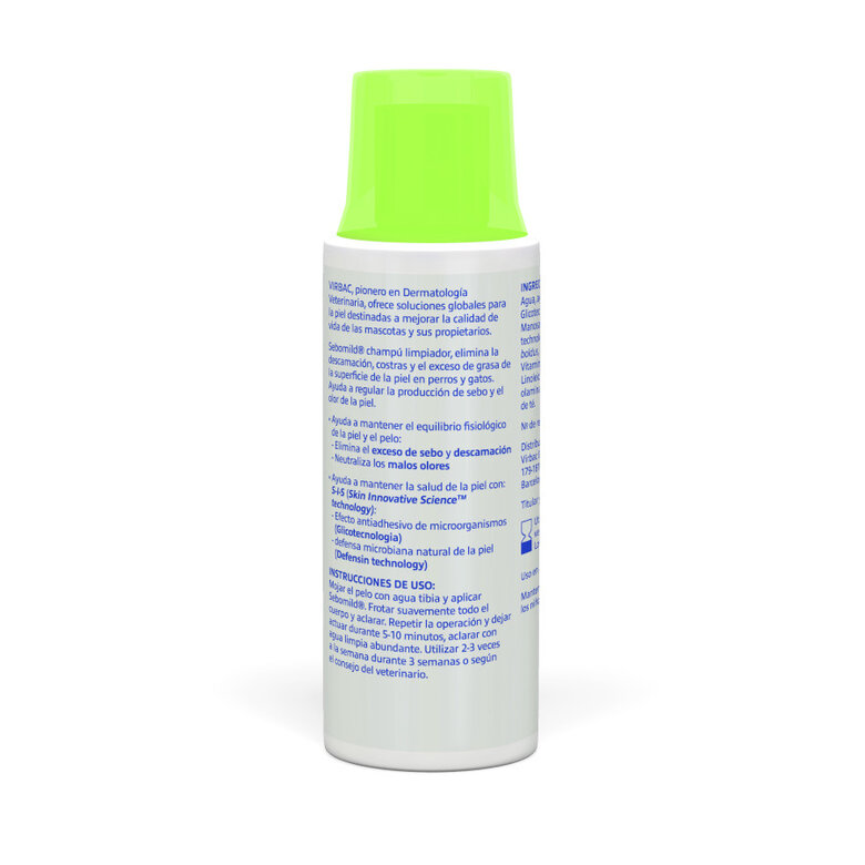 Virbac Sebomild Champú Antigrasa para perros y gatos , , large image number null