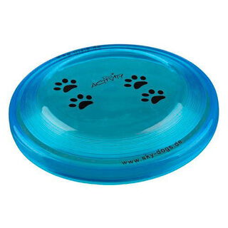 Juguete frisbee para perros seguro para los dientes, disco volador flotante  al aire libre para perros de razas pequeñas, medianas y grandes, juguete