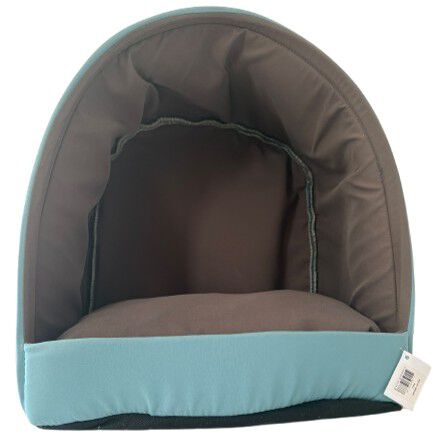 CASETA PARA GATO EN FORMATO TUNEL COM ALMOHADA INTERIOR INCLU&Iacute;DA AZUL, , large Imagen numero 1