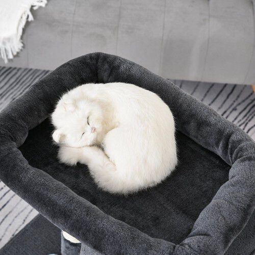 Rascador PawHut árbol de actividades y juegos color Negro thumbnail