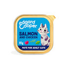 Edgard & Cooper Adult Salmón y Pollo en Paté tarrina para gatos, , large image number null