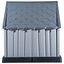 Vidaxl caseta exterior gris para perros, , large indicador imagen numero 5