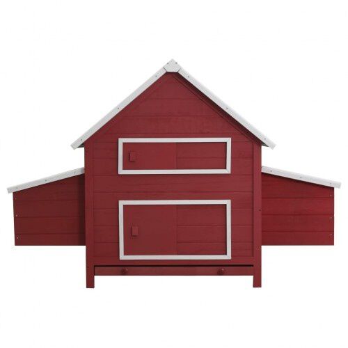 Gallinero de madera para gallinas color Rojo, , large Imagen numero 3