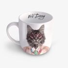 Taza con gata Caudania Arreglada e informal blanca, , large image number null