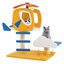 COSTWAY Árbol para Gatos Temático de Aviación, Torre para Gatos con Perchero en Forma de Helicóptero, Poste para Rascar, Plataforma, Escalera, 3 Juguetes Colgantes, Centro de Actividades para Gatitos  , , large indicador imagen numero 1