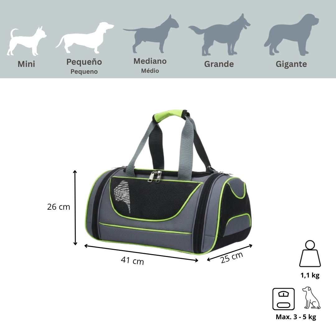 Outech Carrier Chicago bolso Transport&iacute;n para perros y gatos, , large Imagen numero 4