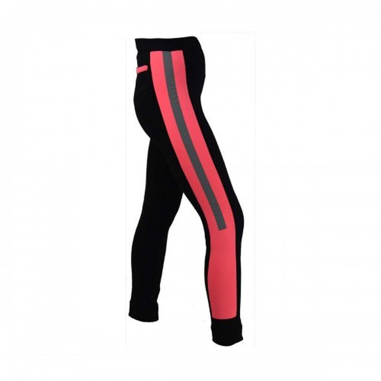 Pantalón de equitación Reflector para mujer color Rosa/Negro, , large image number null