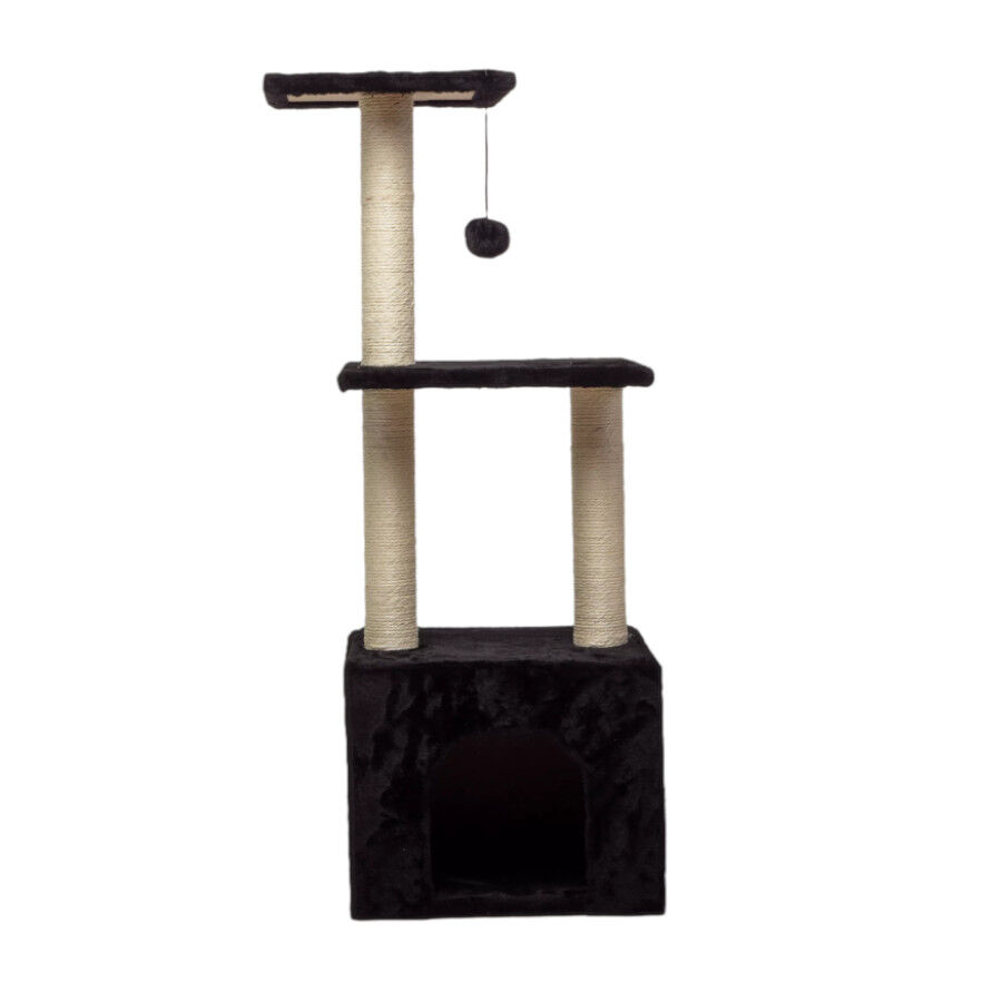 WUAPU RASCADOR GATO THREE 37x37x100 GRIS, , large Imagen numero 1