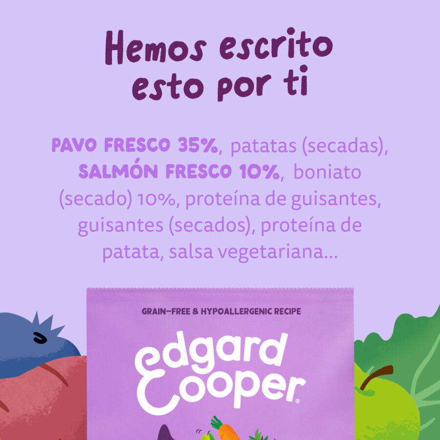 12 kg Edgard & Cooper Puppy Salm&oacute;n y Pavo pienso parra perros, , large Imagen numero 9