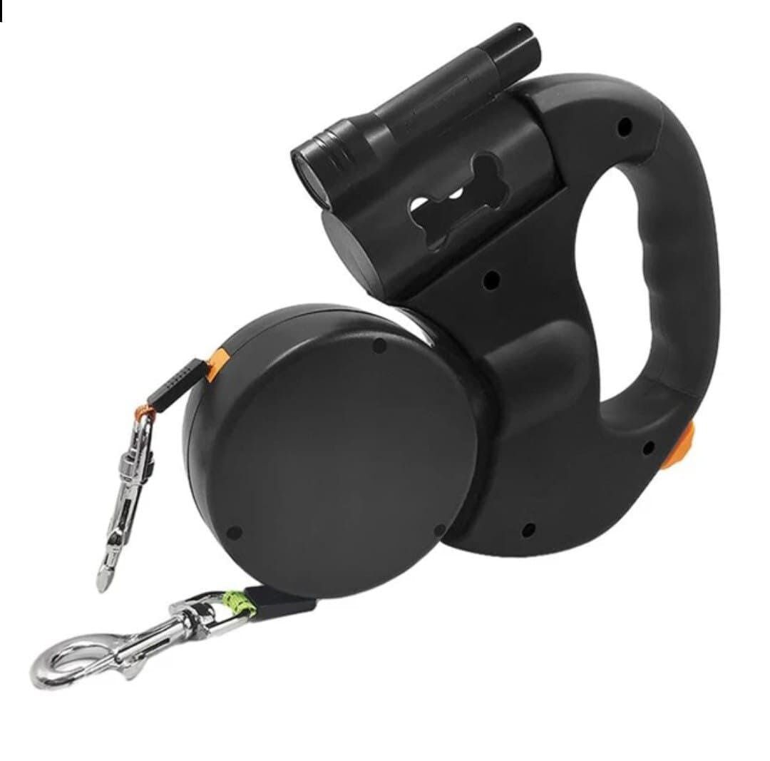 Correa extensible doble para perros, , large Imagen numero 1