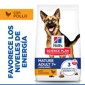 Hill's Science Plan pienso pollo para perros mayores de razas grandes