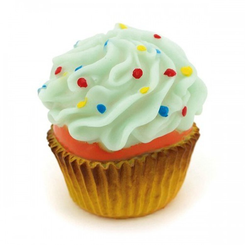 Cupcake vinilo de juguete para perros color Variado, , large image number null