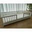 Cama sofá para perros grandes WonderWoof, elevada hecha de madera de haya - Blanco, , large indicador imagen numero 4