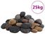vidaXL Guijarros pulidos colores mezclados 25 kg 2-5 cm, , large indicador imagen numero 7