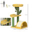 PawHut Árbol Rascador amarillo para Gatos, , large indicador imagen numero 3