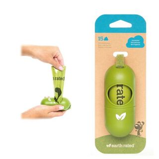 Dispensador de bolsas Earth rated olor Neutro