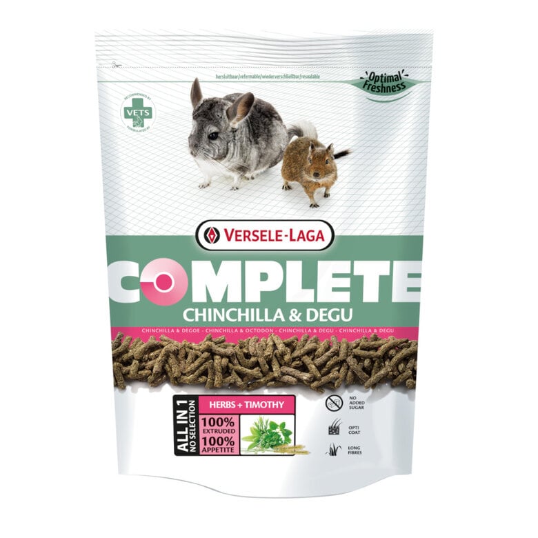 500 g Versele-Laga Complete pienso para chinchillas y degús