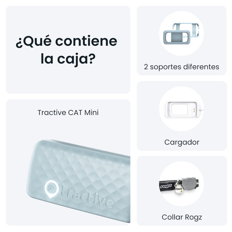 Tractive Cat Mini Localizador GPS Menta para gatos thumbnail
