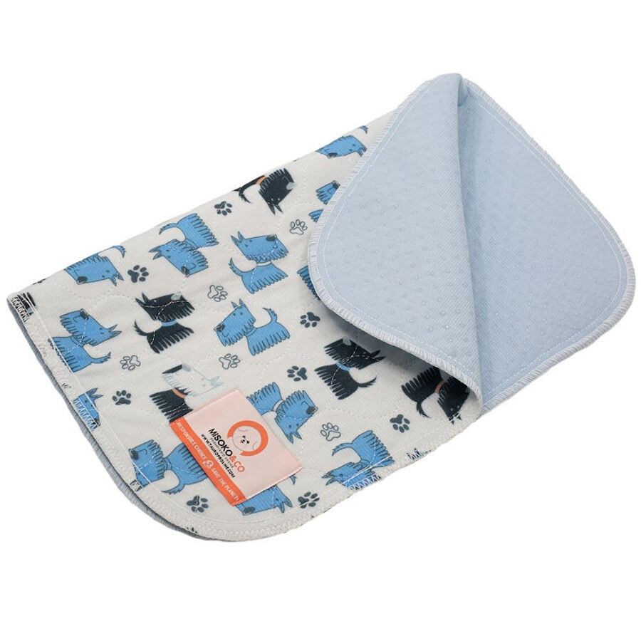 Misoko Resguardo Reutilizable Azul para cachorros, , large Imagen numero 1