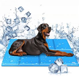 Nobleza Alfombrilla Refrescante para Perros Extra Grandes, 120*80cm, Alfombra Refrescante para Mascotas, Cama Perro Verano, Auto Refrigerante No Tóxico, XXL