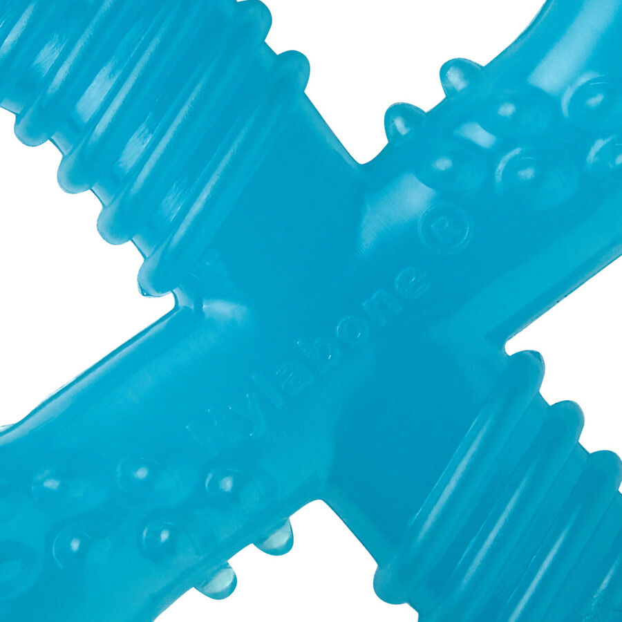 Nylabone Hueso X Mordedor Sabor a Carne para cachorros thumbnail