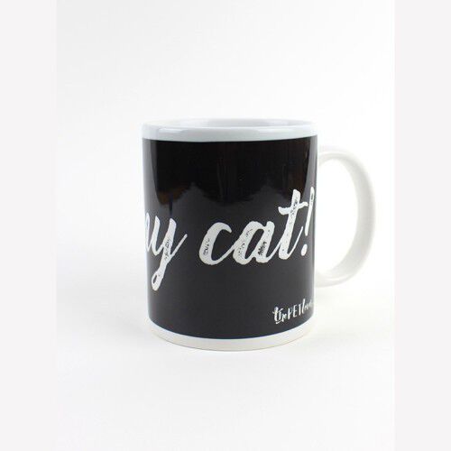 Taza Love my cat color Negro thumbnail