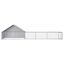 vidaXL Gallinero con techo y patio 2 uds. Plateado Acero Galvanizado de Patio, , large indicador imagen numero 8