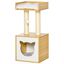 PawHut Árbol con Cueva para gatos, , large indicador imagen numero 1