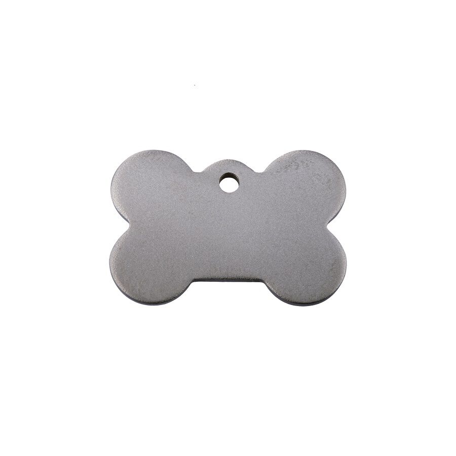Placa identificativa Titanio Hueso para perros, , large Imagen numero 1