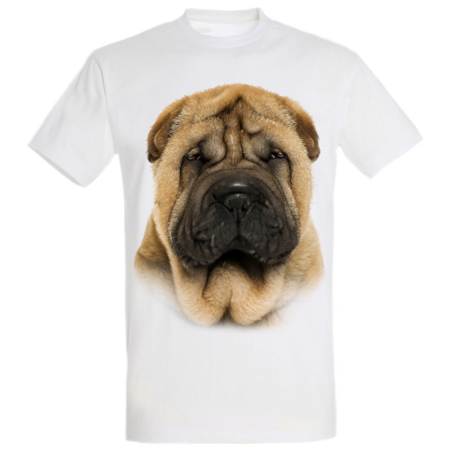 Camiseta Shar Pei color Blanco, , large Imagen numero 1