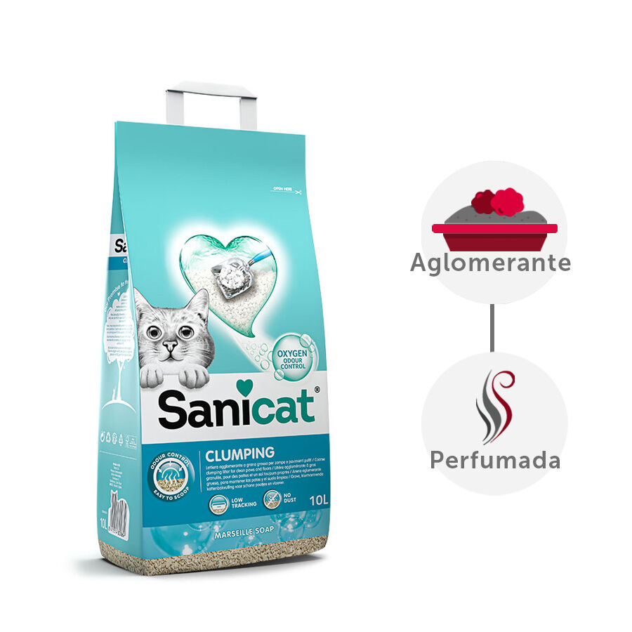 Sanicat oxygen power clumping top