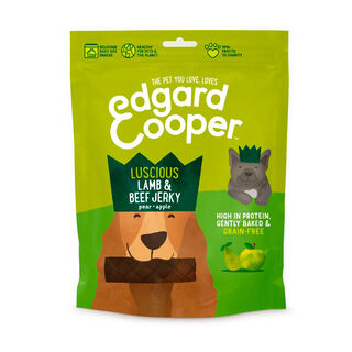 Edgard & Cooper Jerky de cordero y ternera para perros