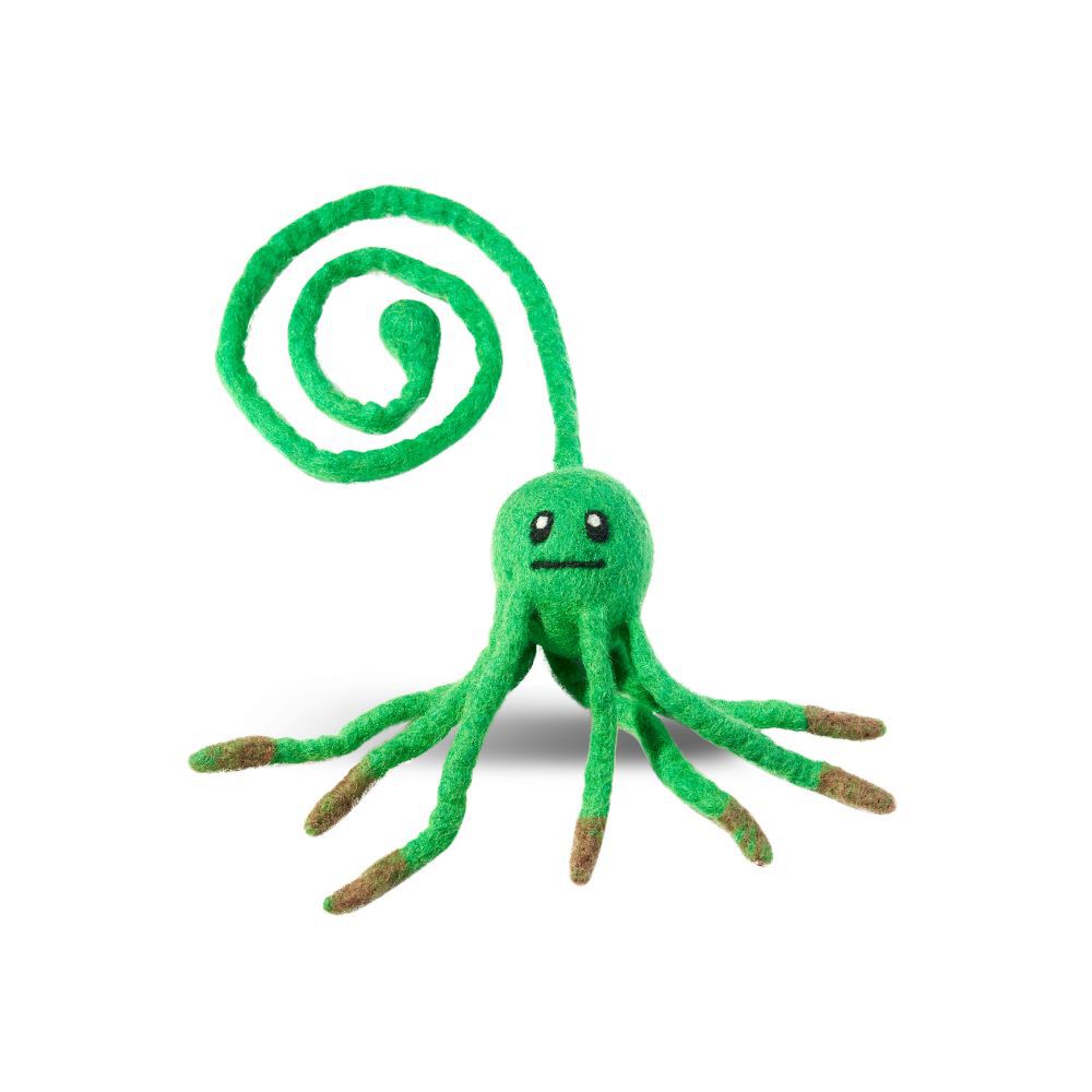 Peluche pulpo juguete para gato de lana natural Tentac, , large Imagen numero 1