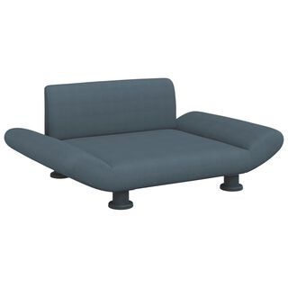 vidaXL Sofá Cama de Terciopelo gris oscuro para perros