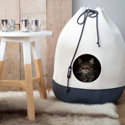 Cama/Bolso District70 Casa para gatos color Gris Oscuro, , large Imagen numero 5