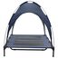 vidaXL Cama para Perros con Dosel Sofá Silla Tela Oxford y Acero Azul, , large indicador imagen numero 22