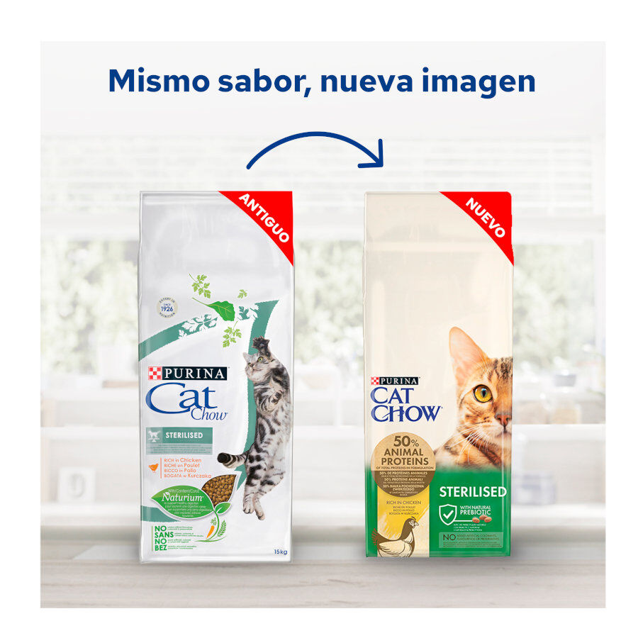 Cat Chow Sterilized Pollo Pienso para gatos thumbnail