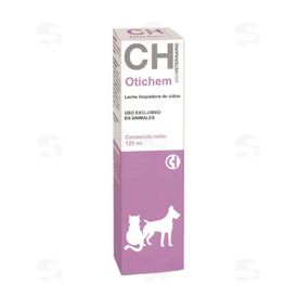 Otichem 125 ml leche limpiadora de o&iacute;dos para perros y gatos Chemical Ib&eacute;rica