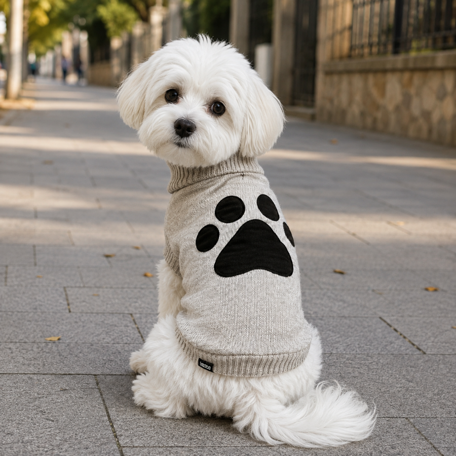 Gotoo Jersey de Punto Marr&oacute;n para perros, , large Imagen numero 1